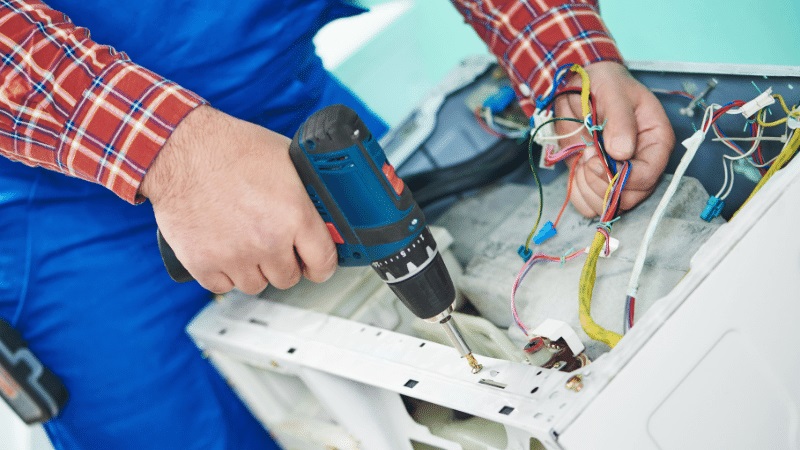 Gölmarmara Protherm Protherm çamaşır makinesi kart tamiri – Su almama arızası orijinal parça ile giderildi. - Teknik servis örneği