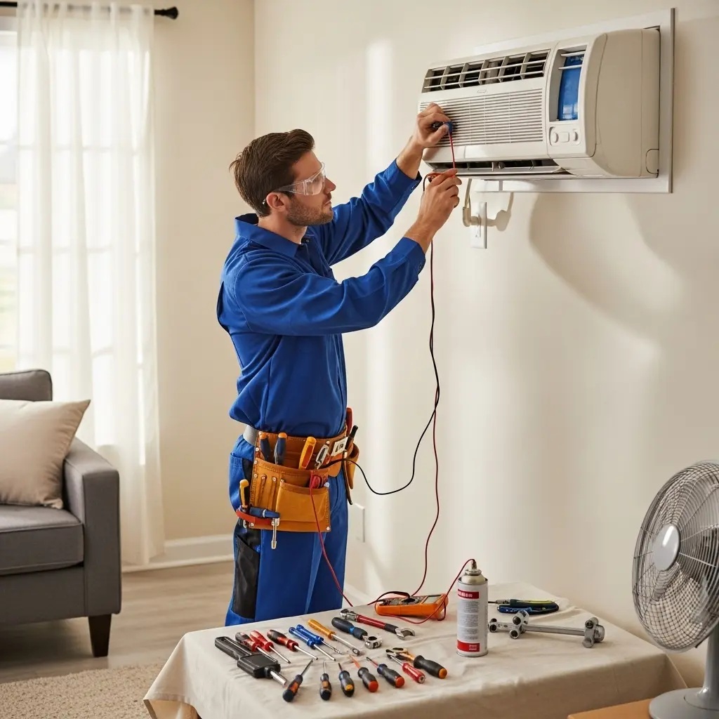 Gölmarmara Protherm Protherm klima gaz dolumu ve bakım – Enerji verimliliği artırıldı. - Teknik servis örneği